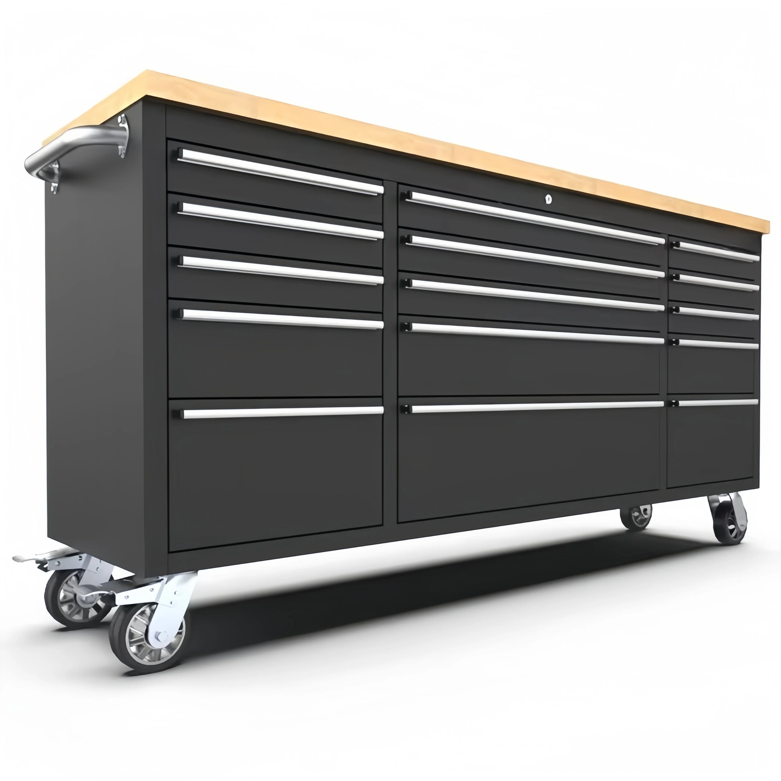 All-one Tech OEM ODM Customized 72-Inch 15-Drawer Stainless Steel Tool Cabinet Heavy Duty for Workshop Store Tools