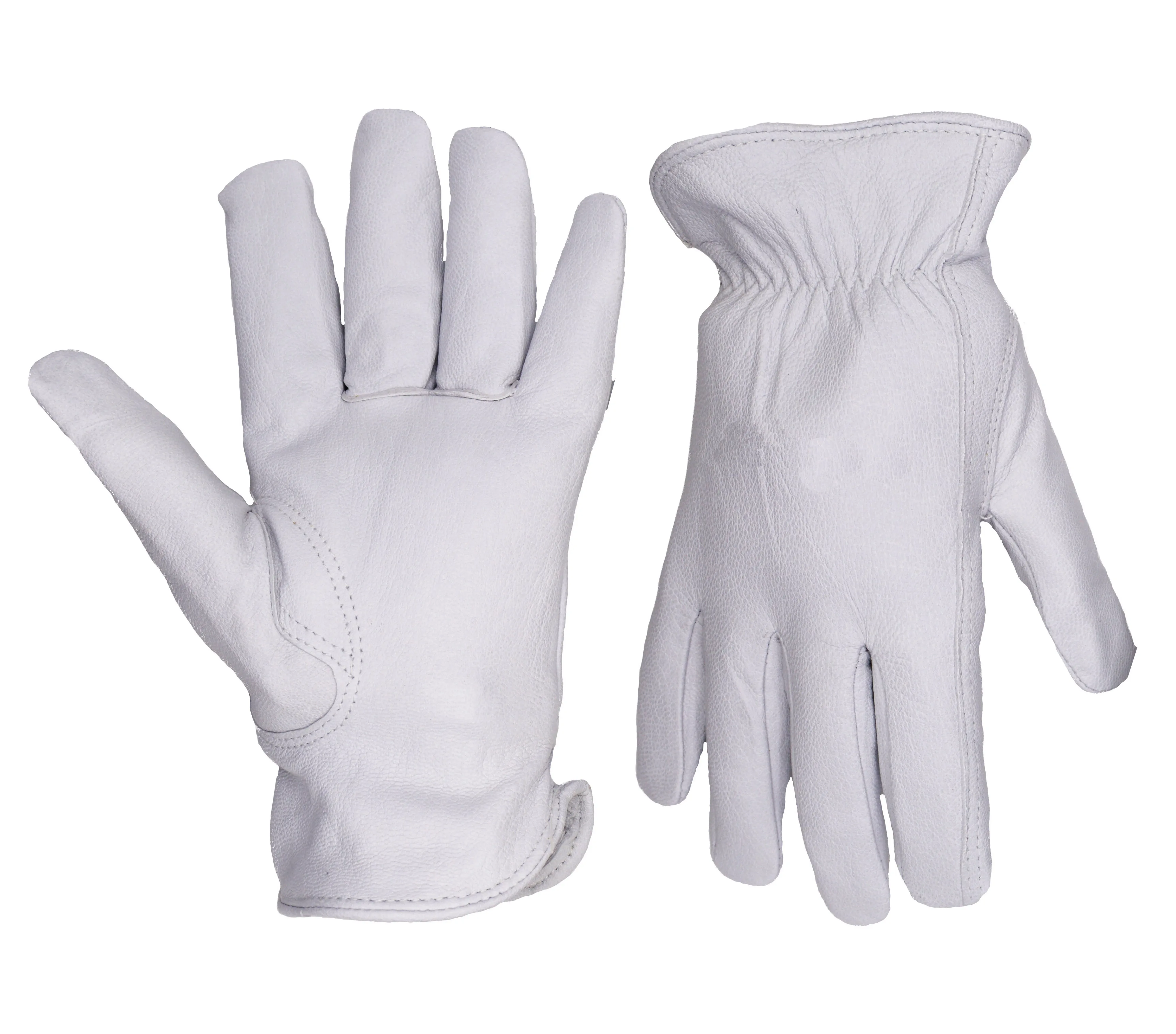 PRI Keystone Thumb  White Goatskin Leather Driver Gloves