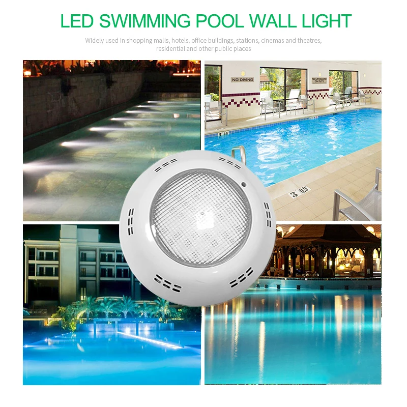 factory direct supply swimming pool  accessories  led underwater lights summer time backyard garden pool light