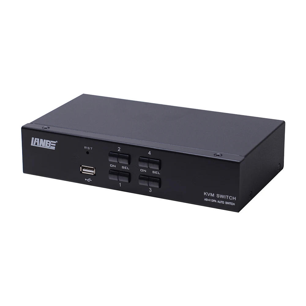 Wholesale Custom Built-in 2.0 USB Hub 4 Output Port DP KVM Switch