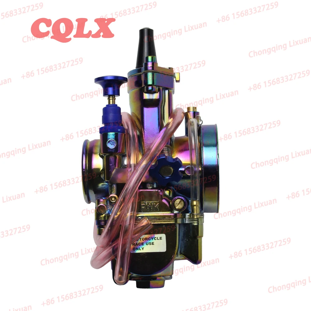 Pwk24 26 28 30 32 34mm Colorful Carburetor for Keihin PWK with Power Jet Universal carburetor 2/4Tiempos