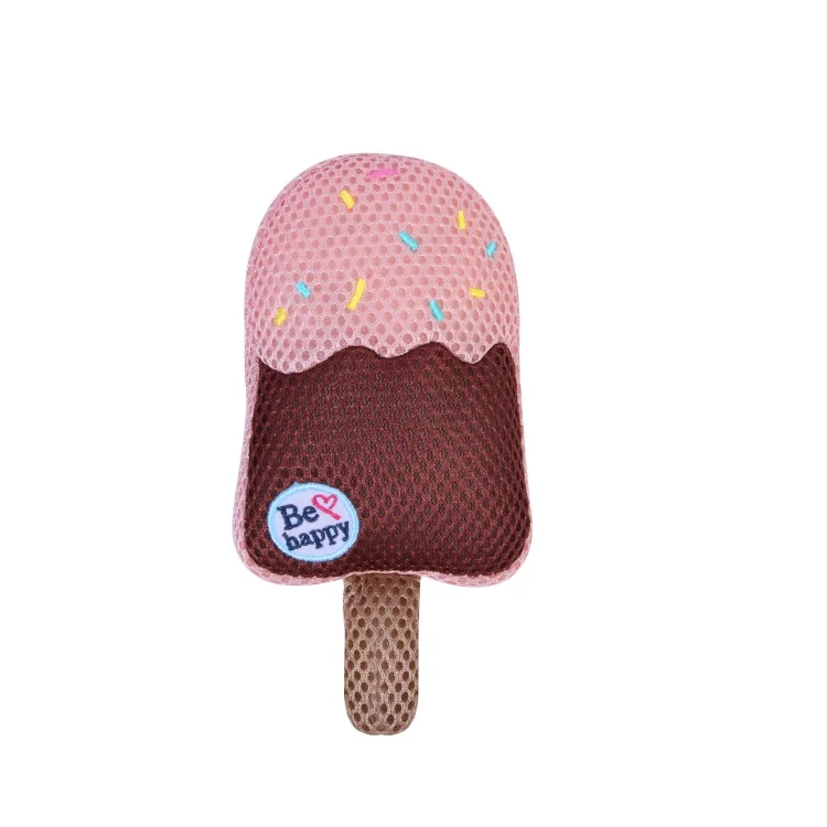 Chocolate Ice Cream Dog Chew Toy A must have artifact for home pet dogs Help to clean teeth and gums for improved dental hygiene