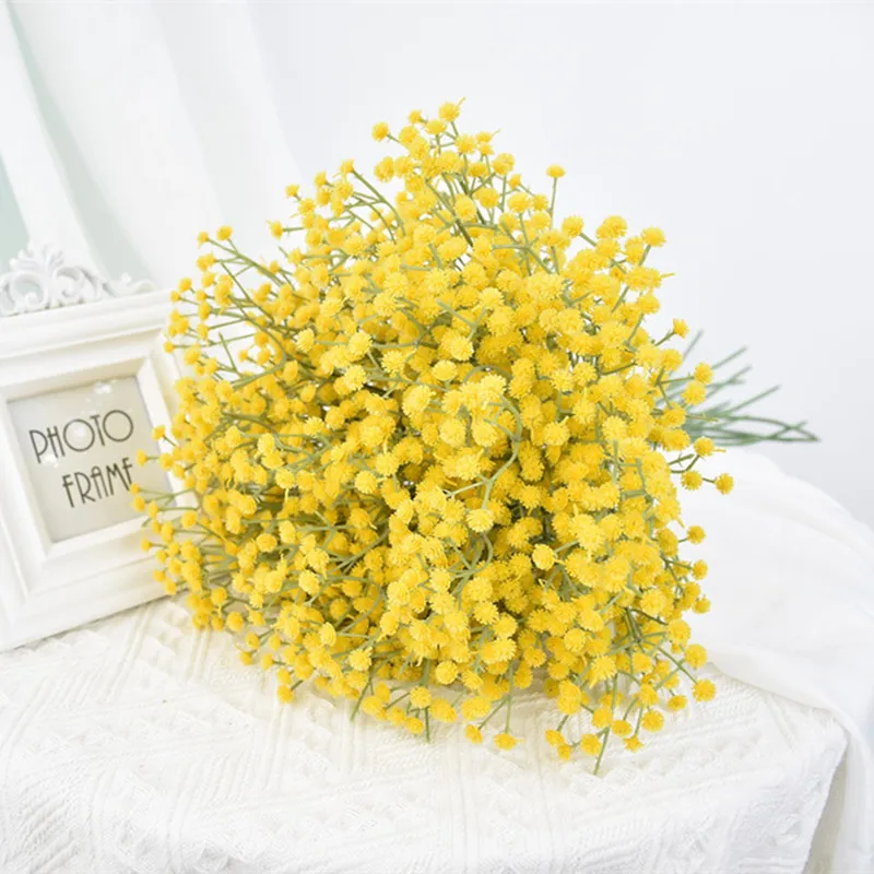 108-Head Simulated Gypsophila for Wedding Hall Scene Popular Artificial Flowers Foreign Trade  Flower Manufacturer Wholesale