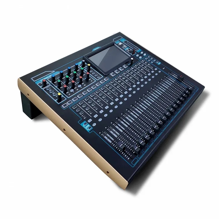 VX-24 USB профессиональный аудио DJ микшер звуковая система 100 мм электроприводом из тонкого стекла нового дизайна цифровой живая консоли Смеситель