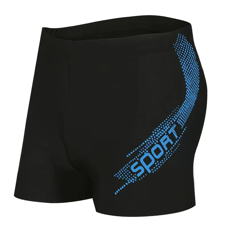 Summer Men Swimwear Training Swim Shorts Trunks Beach Tight Swimming Pants Swimsuits Jammer Running Sports Surf Shorts Trunks