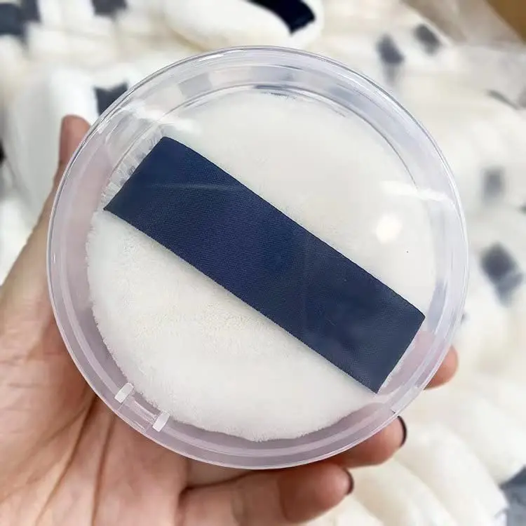 Round Powder Puffs for Loose Powder Cosmetic Foundation Sponge Makeup Tool