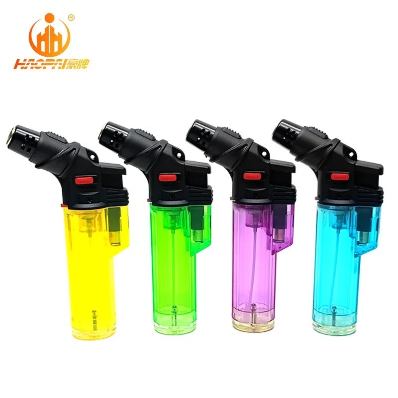 HP-K302 Middle and mini size Torch gas lighter Refillable Cakmak Butane Gas Electronic Lighter
