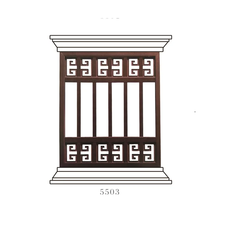 Manufacturer direct luxury aluminum alloy pane design grille screen can be customized