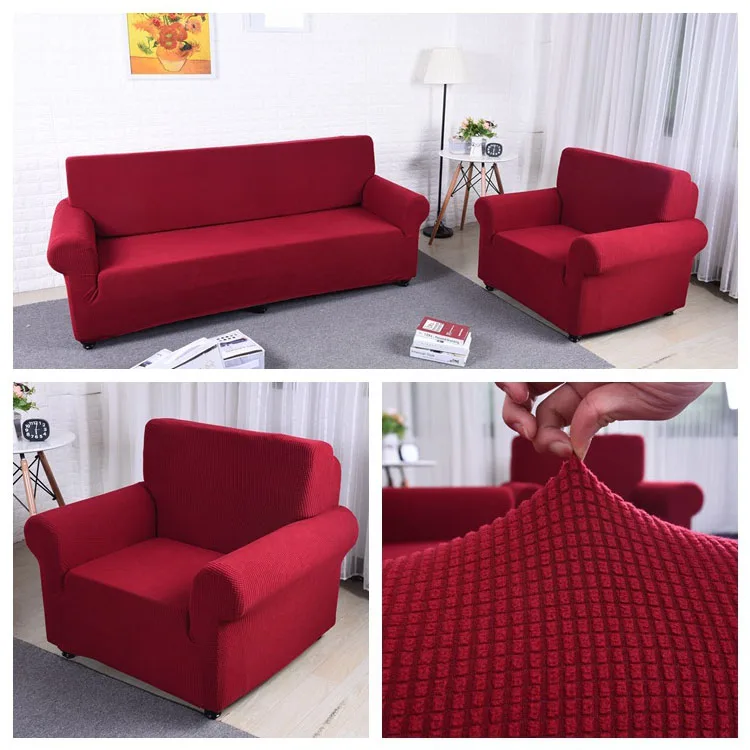 Stretch Combination L Shaped Big Sofa Covers Set