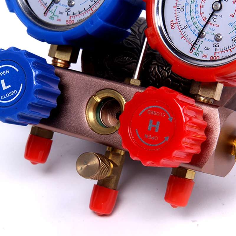 Factory Direct Air Conditioner refrigeration Manifold Gauge Set  refrigerant pressure Gauge