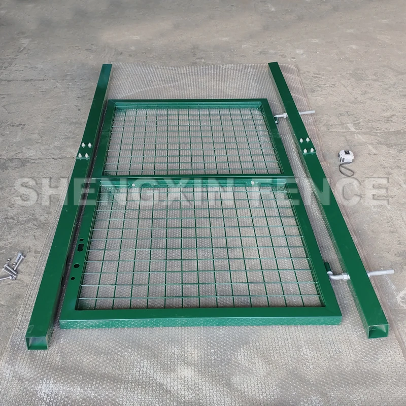 European Style Garden Gate Metal Home Entrance Gates Trailer Mesh Gate