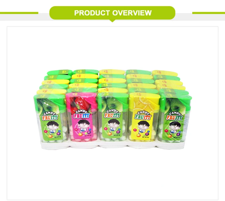 
Tic fruity mint pressed candy in tube candy wholesales 