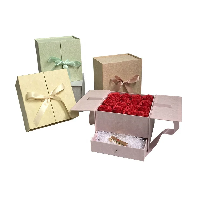 Hot Selling flower box Delivery Packaging Gift  Cardboard Paper Flower Boxes