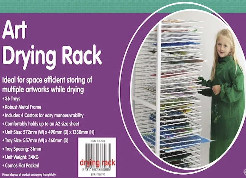 36 shelves high quality paper drying rack Art painting drying metal rack