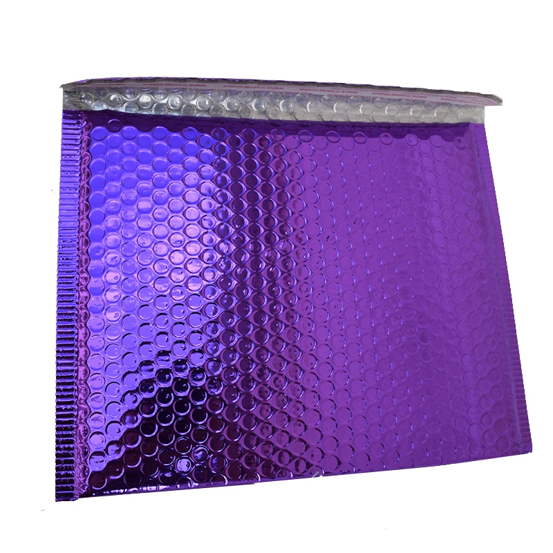 Wholesale purple color Envelopes Mailing Bags High Quality Poly Bubble Mailer Plastic Bag
