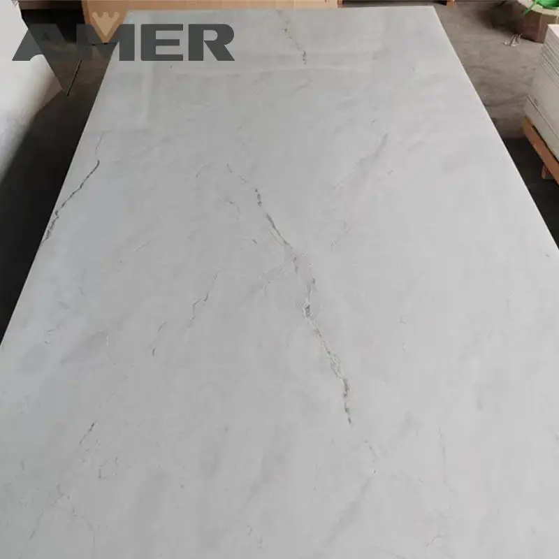 Pvc Material High Glossy Laminas De Pvc Marmolizadas Uv Marble 3mm Pvc Sheet carbon slate wall panels