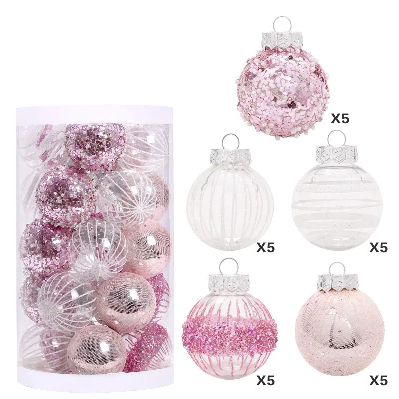 Hot Selling Personalized Decorative Shatterproof Xmas Tree Decor Bauble Ornaments Christmas Ball