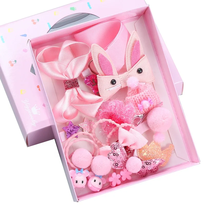 Fashion accessories gift box Cute Princess Hair Ties Elastic Hair Bands Girls Ponytail Holder  for someone your like