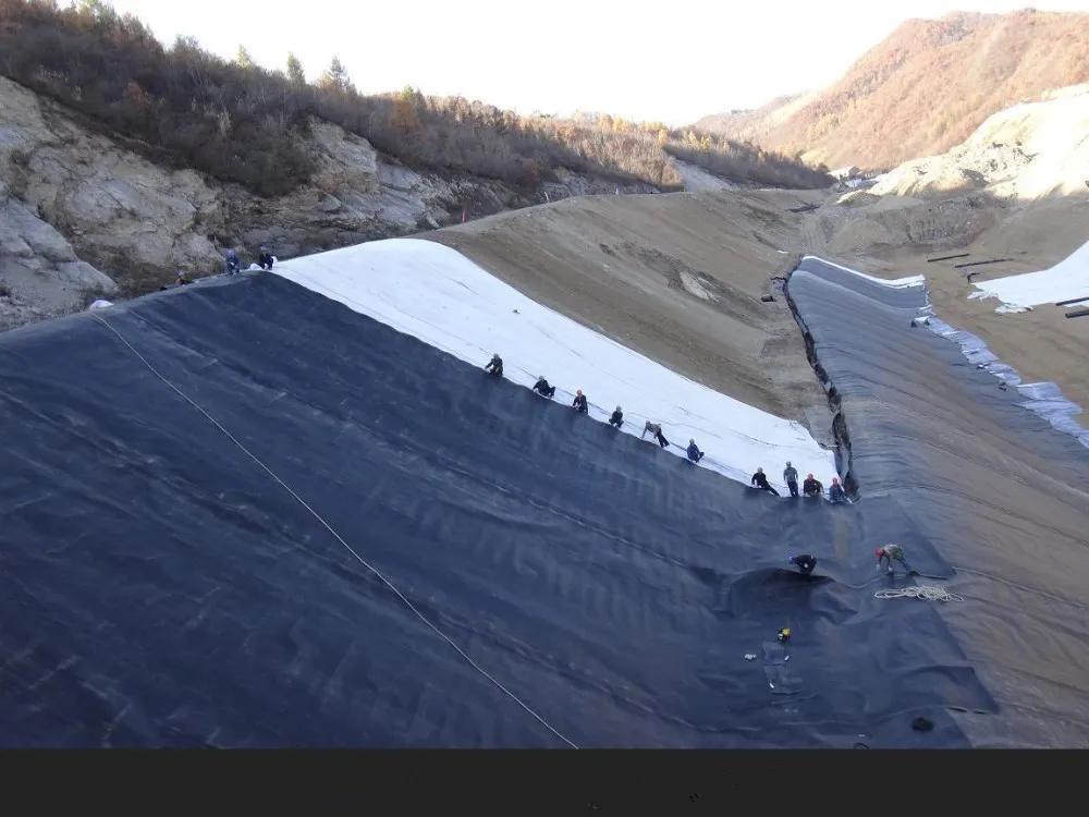 Plastic Membrane Hdpe Geomembrane Waterproofing 1mm 2mm Virgin Material