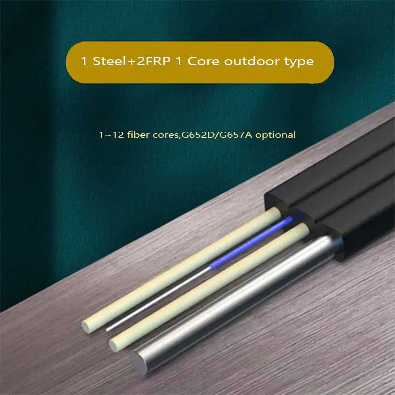 Наружный кабель оптический прямой сердечник 1 2-ядерный волоконно-оптический 4 hilo одноядерный 1f