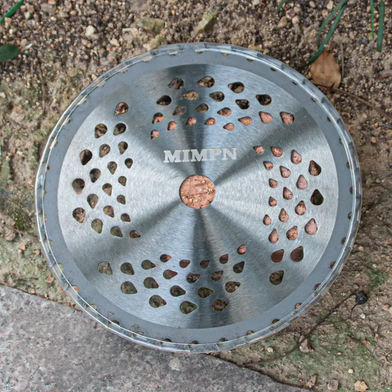 MIMPN brush cutter 8 inch circular slitter blade round shearing knives trimmer head