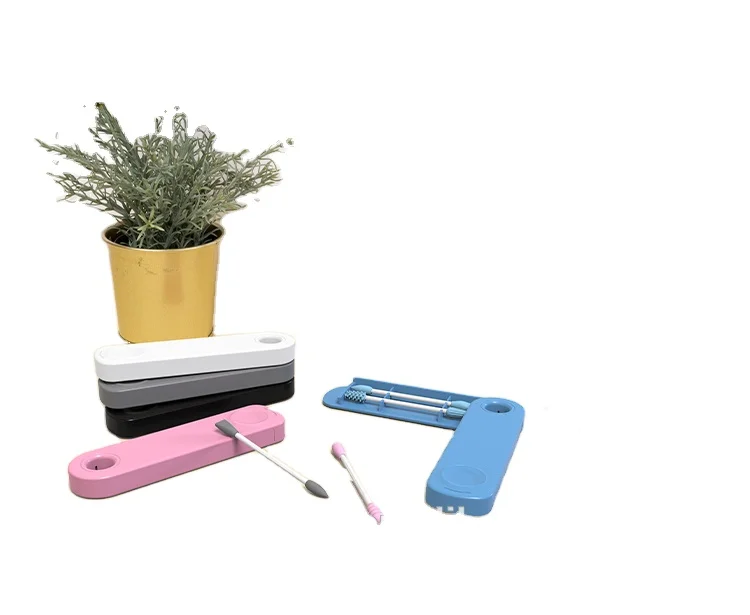 
Case Bud Bamboo Nine Bloom Last Swab Ear Cleaning Sustainable Silicone Clean Reusable Cotton Food Grade Silicone 2 Pcs 