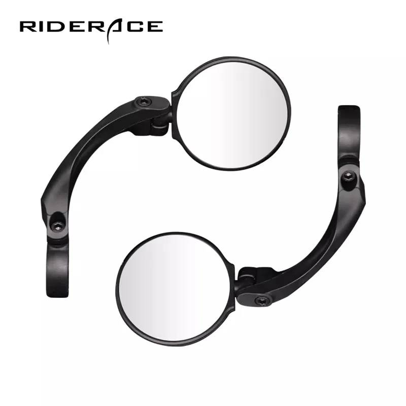 Bike Rear Mirrors 360 Degree Rotation Adjustable Convex Mirror Bicycle Rearview Suitable For Mountain Handlebar
