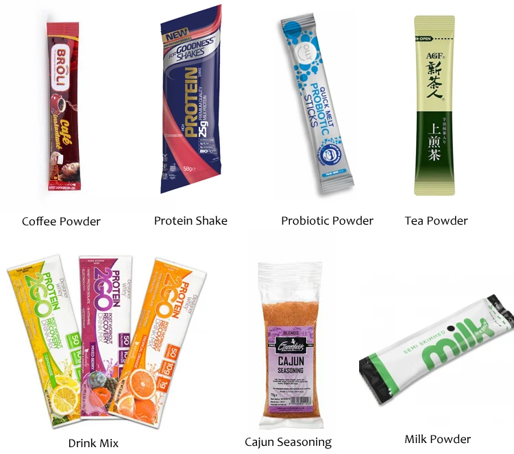 Automatic multilane 3 in 1 coffee instant coffee stick packing machine