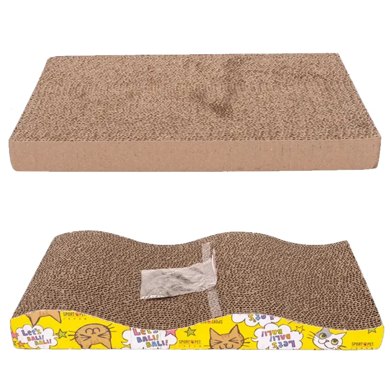 Cat Scratcher Cardboard Scratching Pads Scratch Lounge Sofa Bed Cat Toy