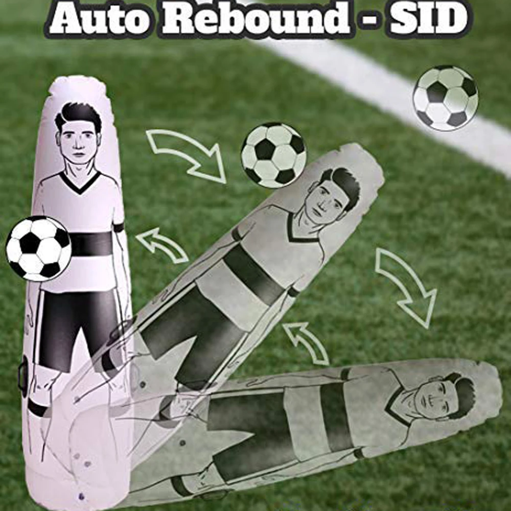 Soccer Inflatable Dummy Goalkeeper Defender Training Football Practice Tumbler Mannequin Shield soccer Dummies