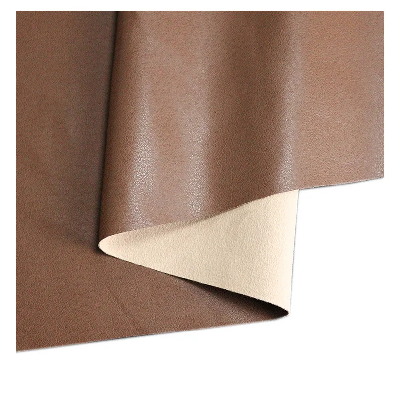 Shoe Lining PU Coating Material Pigskin  Soft Microfiber PU Roll for Shoes Lining Fabric