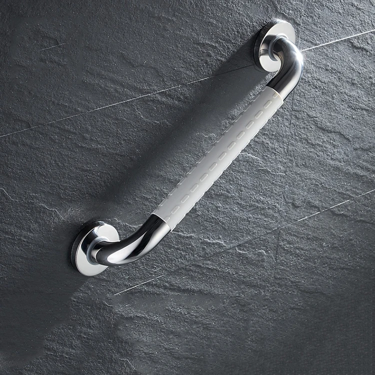 Антискользящая безопасная поручня из нержавеющей стали SUS304 и пластика АБС для туалета для ванной комнаты