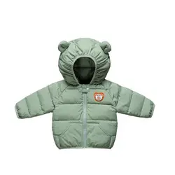 JX1007 Low Price 100% Poly Fiber Baby Coat Lightweight Waterproof Baby Clothes Girl Zipper Animal Pattern Baby Jacket