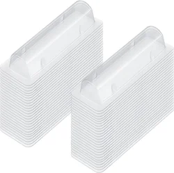 DIY Money Card Holder Clear Cash Pouch Plastic Cards Domes Transparent Lip Balm Window Holder for Money Cash Card