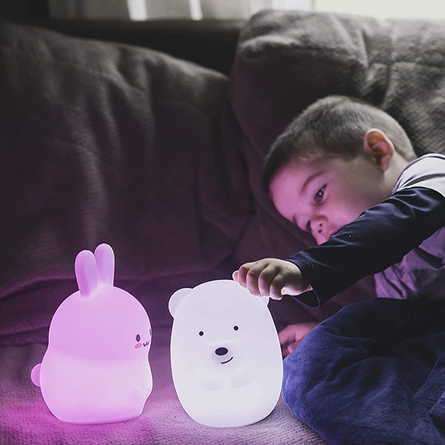 Sitting Room LED Camping Lantern Long Distance Friendship Lighting Beauty Bear Baby Led Light Night Lamps for Bedroom Decoration