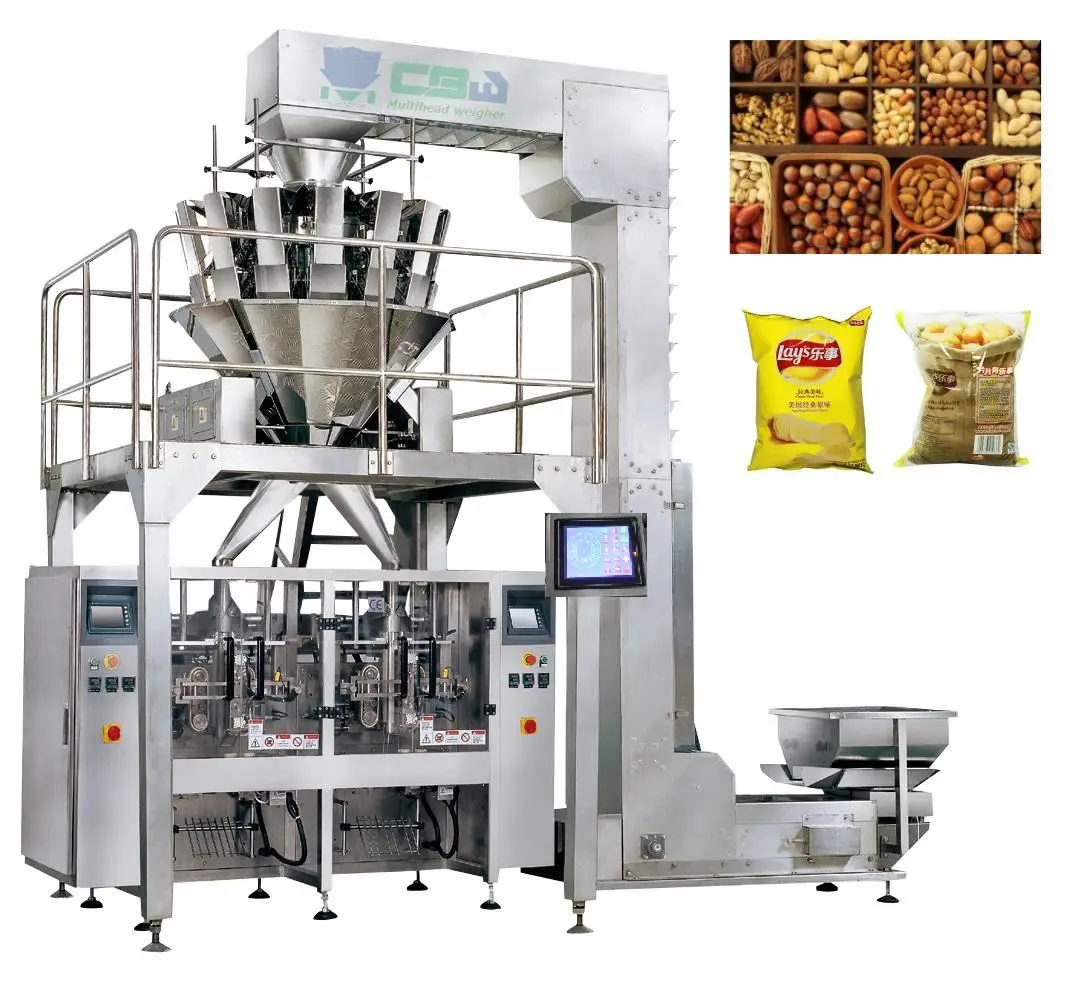 High accuracy 120 Bags/Min 14 head weigher automatic multihead weigher packing machine