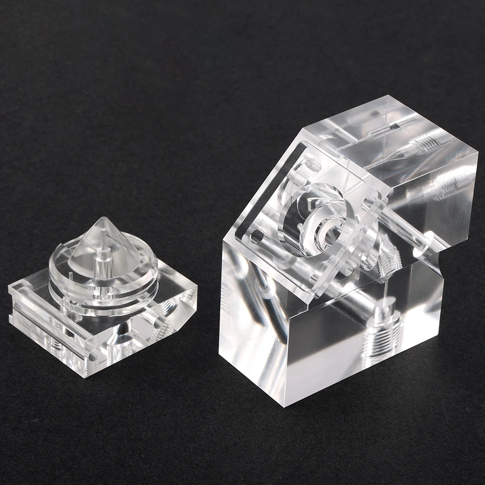 Высокоточный CNC изготовленный на заказ акриловый коллектор точность H12 клапан изготовленные акриловые детали