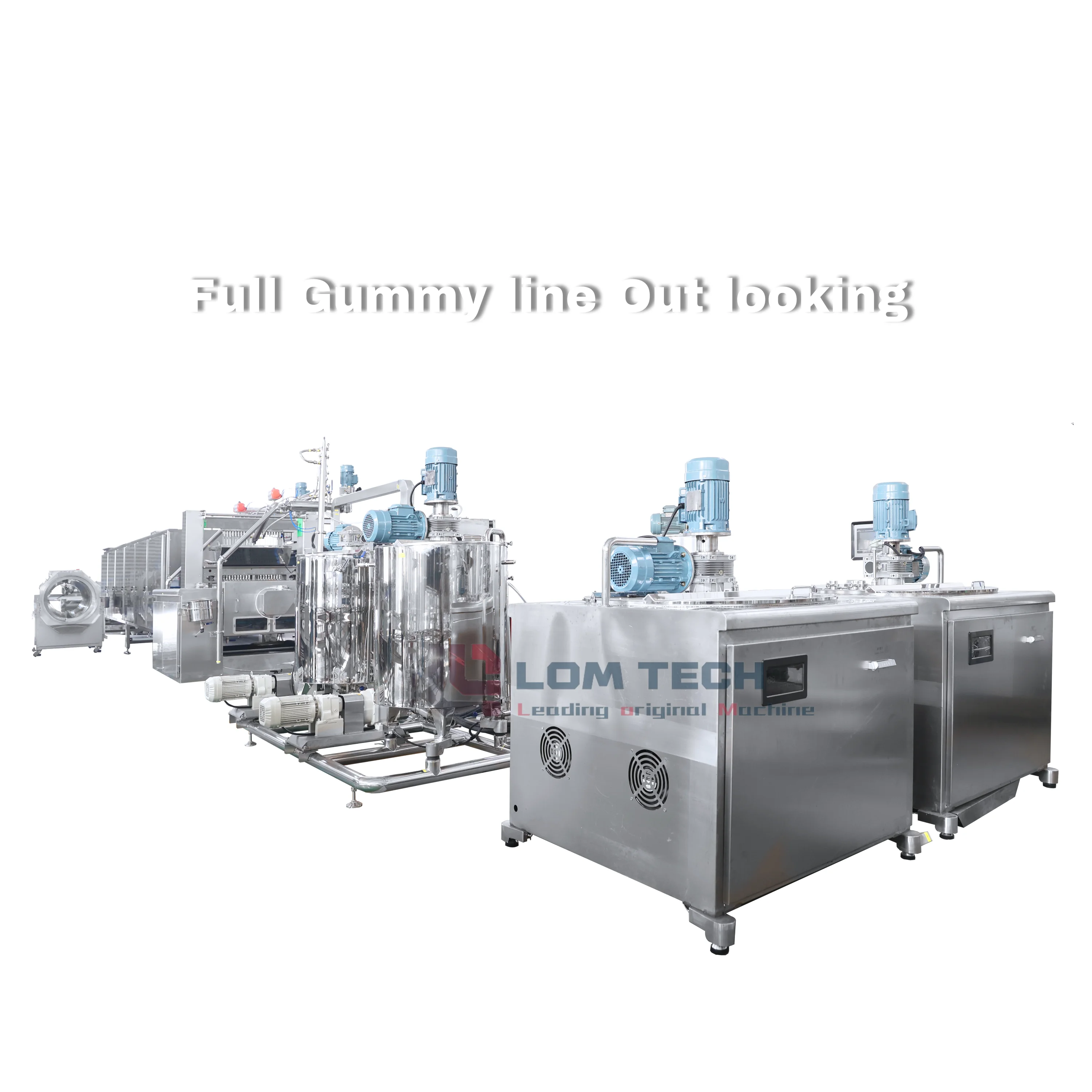3D Gelatin Pectin Eye Ball Fruit Flavour Bear Health Gummy Candy Processing Making Depositor Machine Production Line