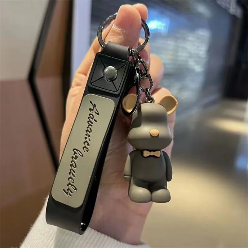 Chameleon Bear Creative Key chain Bear Wholesale car couple key pendant doll bag pendant keychain