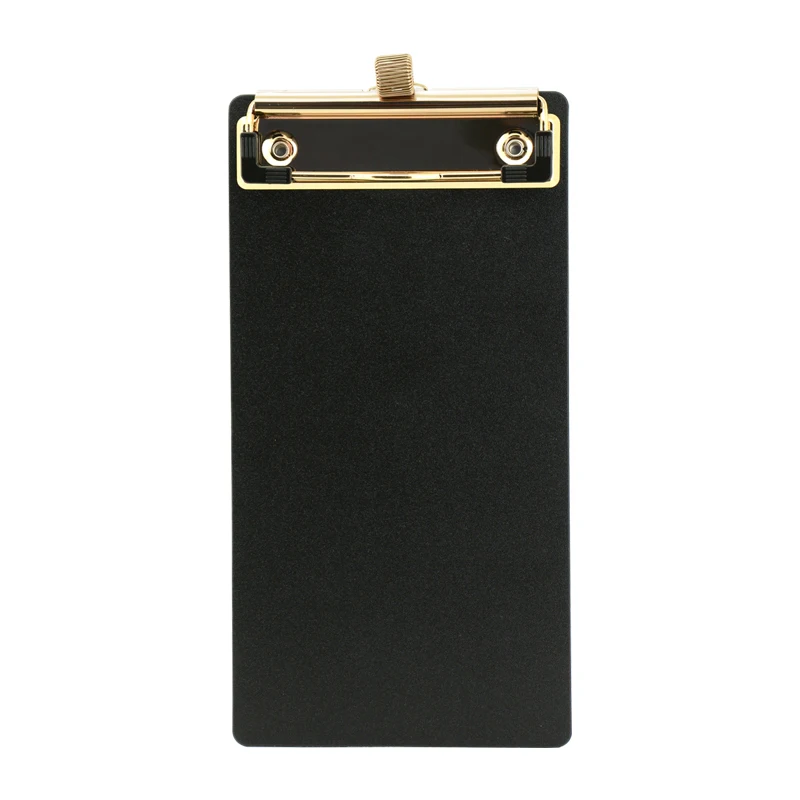 A4 Clipboard WITH pen holder gold metal clip pp foam single clipboard