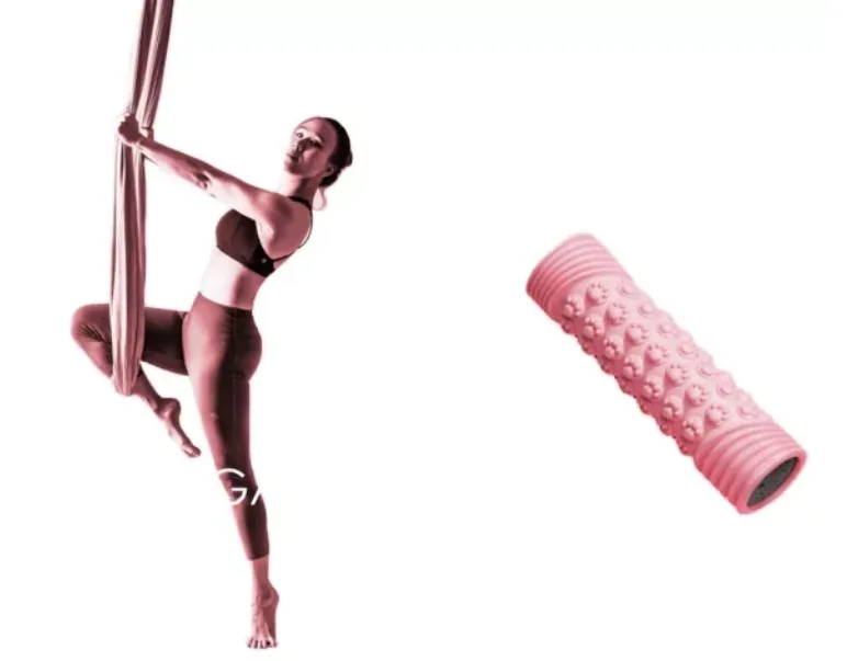 Vibrating massage Roller, Deep Tissue Trigger Point Massage Roller, Electric Fitness Roller for Muscle Recovery, Back Pain
