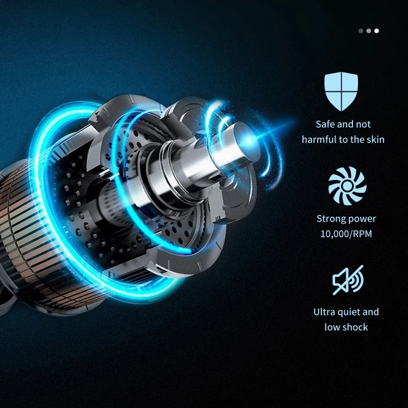 wholesale wireless waterproof unique rechargeable electric men ear and nose hair trimmer