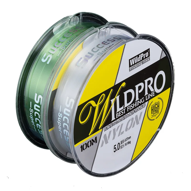 High Strength Transparent Fishing Monofilament Line for Sea Rod Floating Nylon Silk Rubber Wholesale