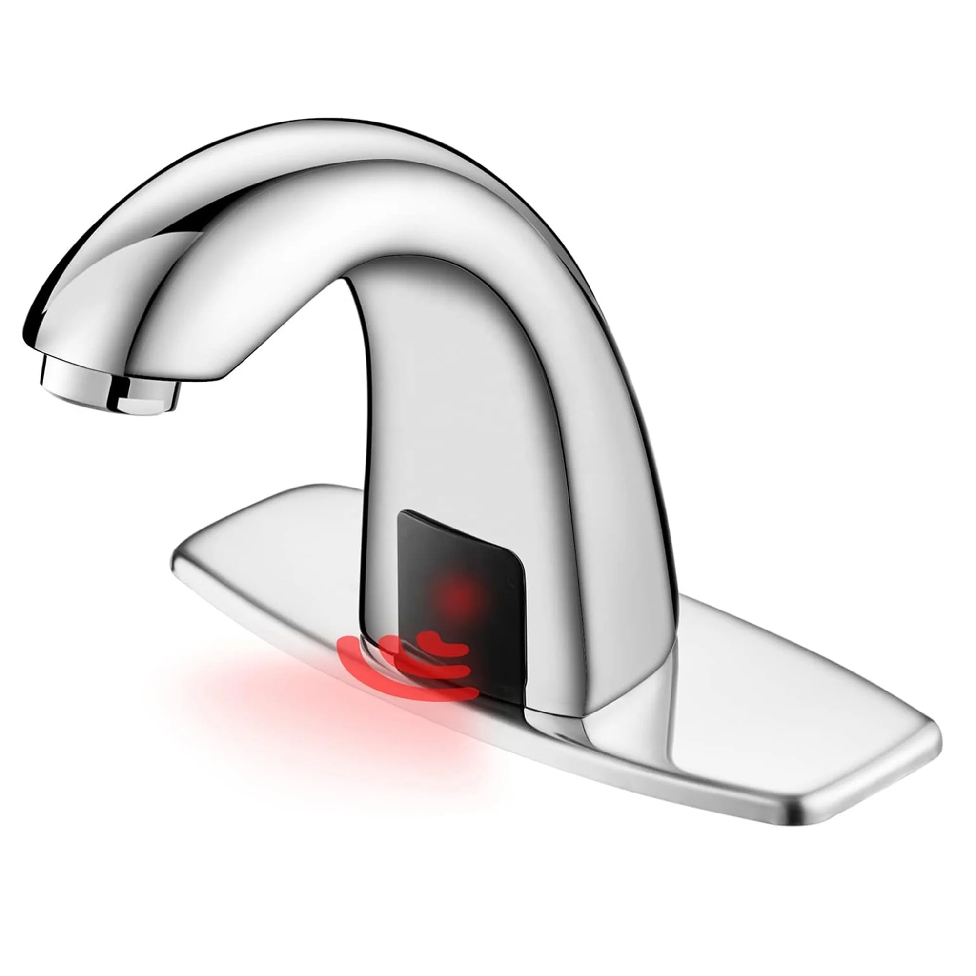 CYEN durable construction temperature control no leakage chrome automatic sensor faucet touchless bathroom sink faucet