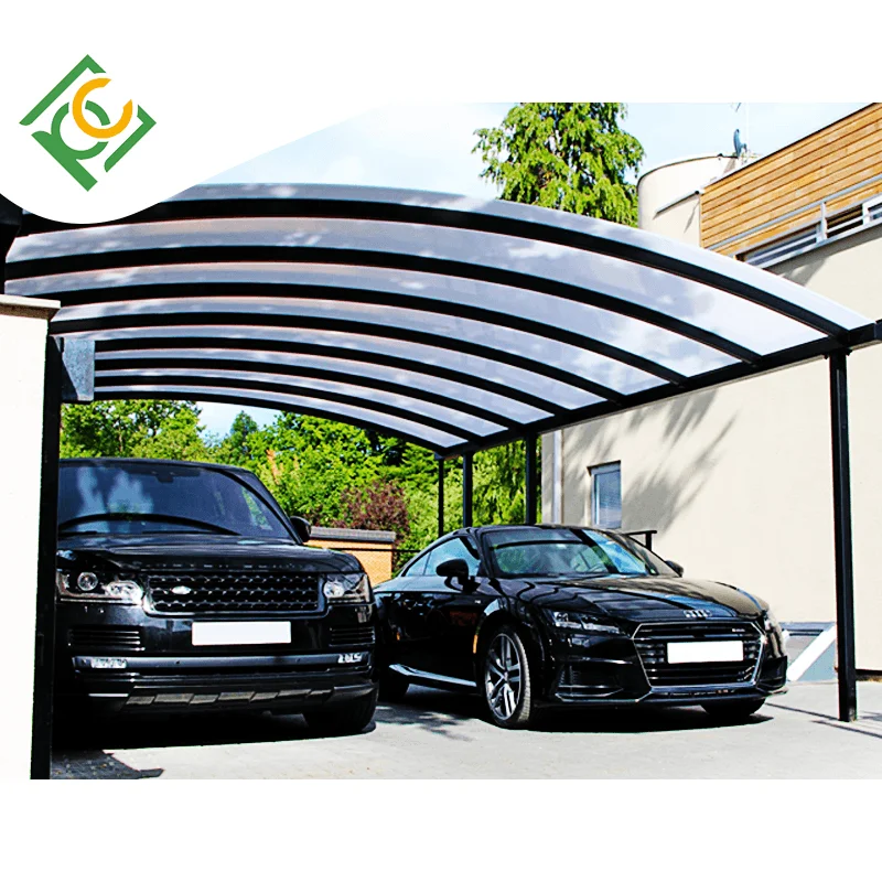 Aluminum Garden Car Shed Motorcycle Parking Shed aluminum polycarbonate carport