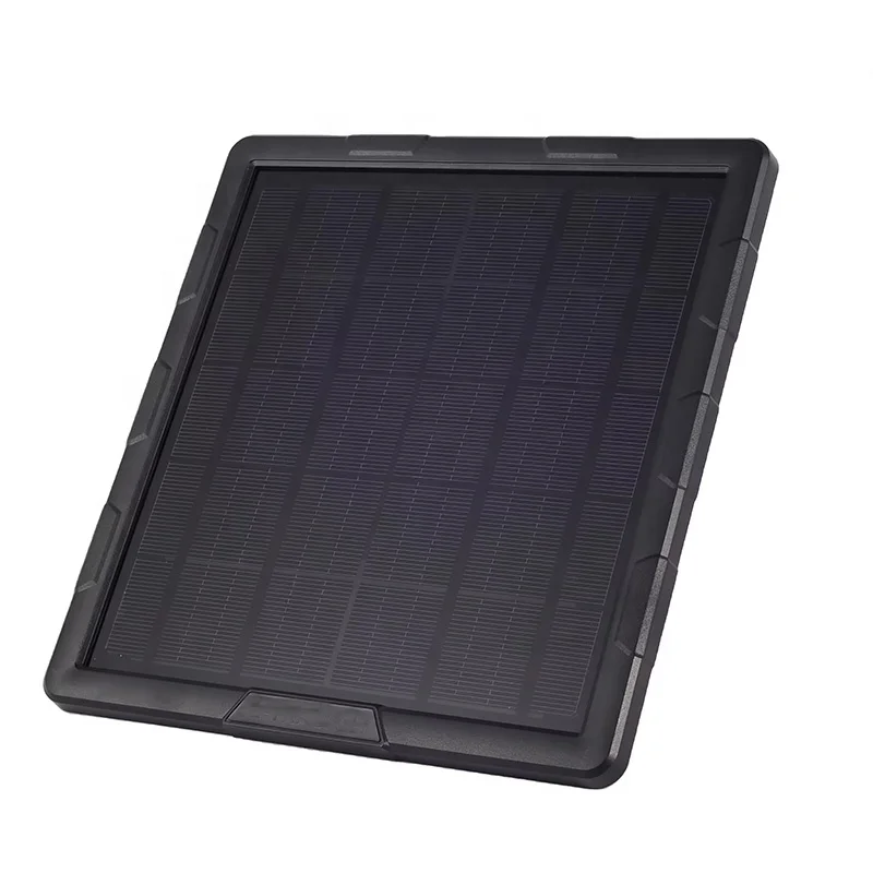 5W 6V 12V portable solar panel kit with built in battery 6000mah IP68 4G hunting camera Photo Traps solar panels for camping