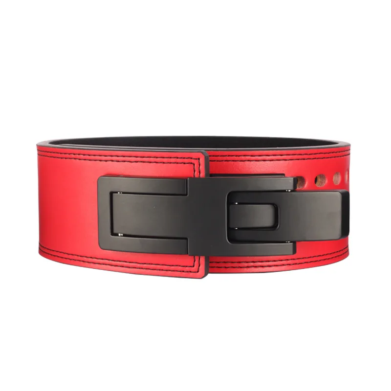 2025 Wholesale Custom Logo Fitness Back Support Squat Lever Weightlifting Powerlifting Weight Leather Lifting Gym Belt For Men