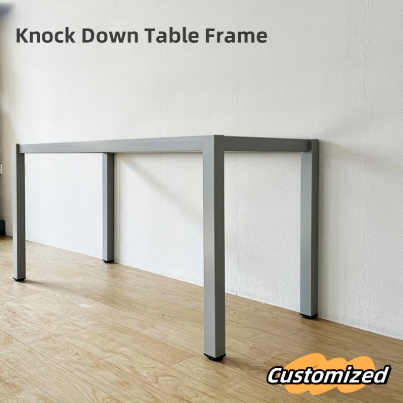 Simple steel structure school library furniture table Customizable in multiple sizes