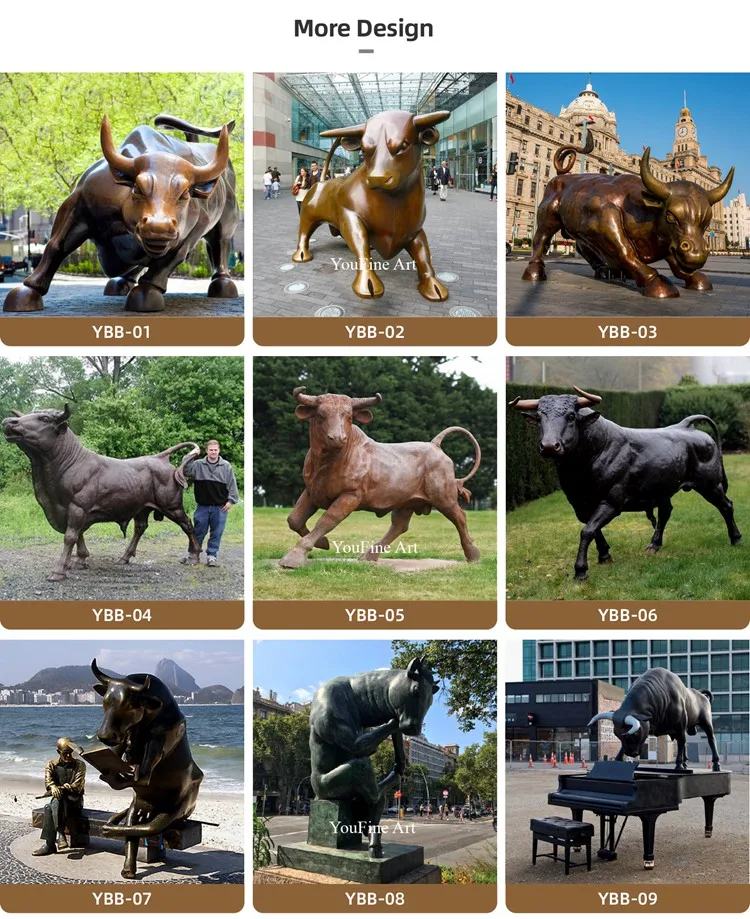 Bronze Bull Statue