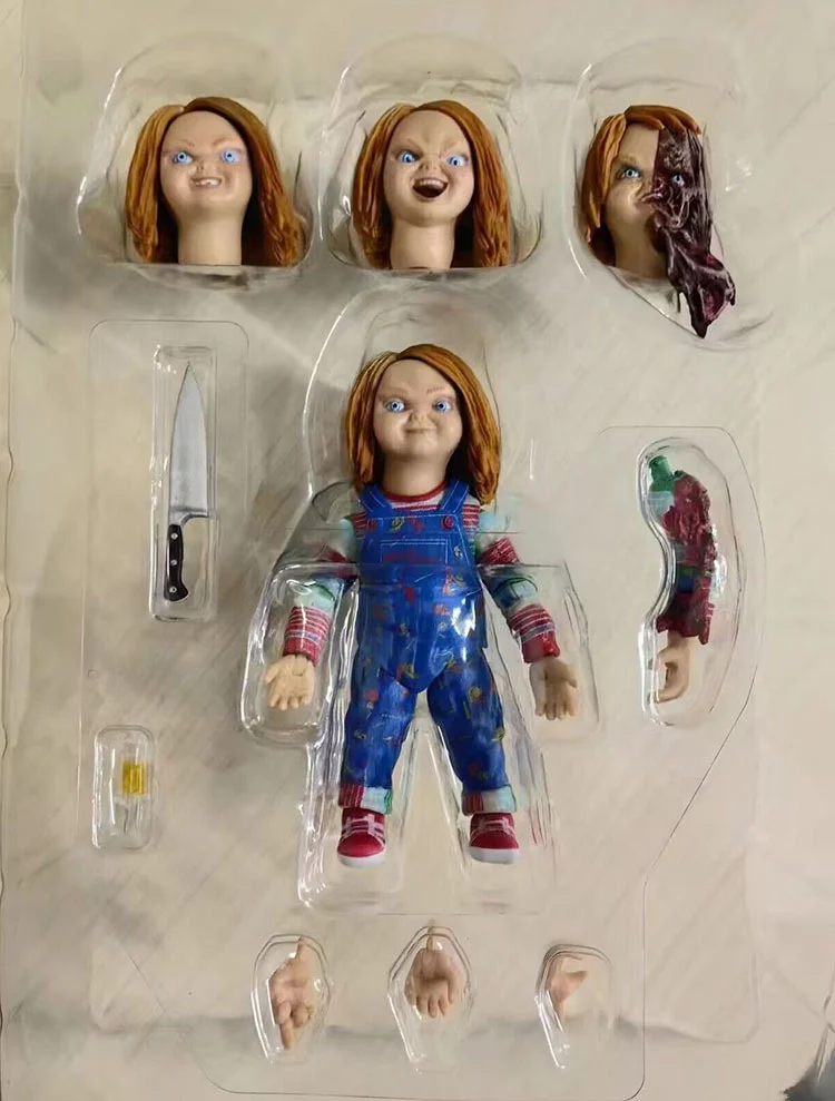 NECA Chucky Ko Anime Figurine Statue Model Collectible Birthday Gift Kid Toys Dolls For Kids